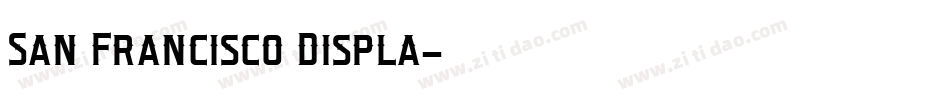 San Francisco Displa字体转换